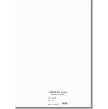 Kancelářský papír Barevný karton EXTRA 300g A4 bílý [10 listů]