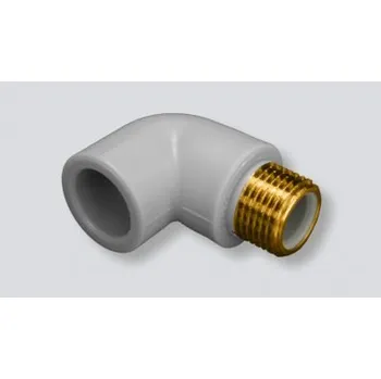 Vodovodní potrubí PPR Koleno 90° MZV - s mosazným závitem vnějším 25-3/4