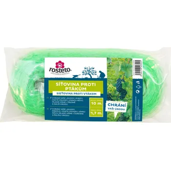 Mulčovací textilie Síť proti ptákům Rosteto - 1,7 x 10 m