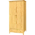 Masivní borovicová 2dveřová skříň TORINO s lakovaným povrchem