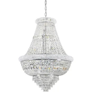 Závěsné svítidlo Ideal Lux Dubai SP24 Cromo 243597 E14 24x40W 80cm IP20 chromové