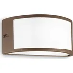 Venkovní nástěnné svítidlo Ideal Lux Rex-1 AP1 coffee 213217 1x60W hnědé IP44