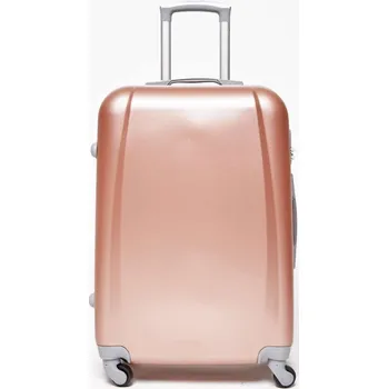 Cestovní kufr ABS 028 Velikost: L (24”), Barvy: Růžové zlatá