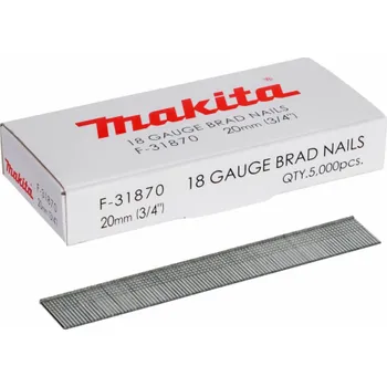 Hřebík Makita Gauge Brad Nails 1,2x20mm F-31870 5000 pcs.