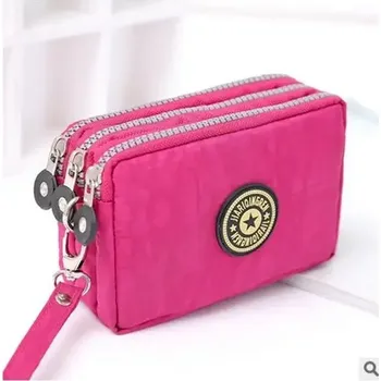 Peněženka Dámská peněženka s trojitým zipem - Růže