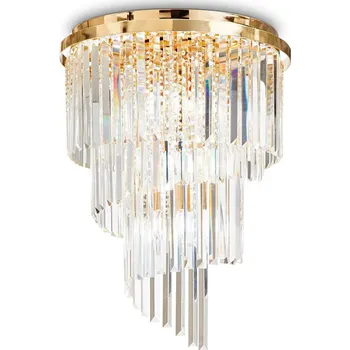 Stropní svítidlo Ideal Lux Carlton PL12 oro 213507 E14 12x40W 50cm zlaté