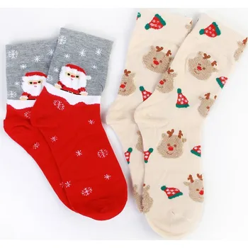 Dámské ponožky Emi Ross Vánoční ponožky ECC-2984MC-2 Velikost: 39-42 | 2 páry