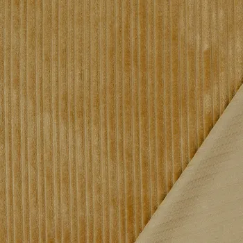 Nicky velour v béžové barvě se žebrováním 210300.5006