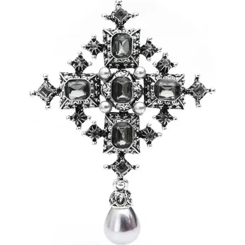 Brož B-TOP Vintage brož Kříž