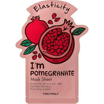 Pleťová maska TonyMoly I´m Pomegranate mask sheet 21g plátýnková pleťová maska pro její pružnost