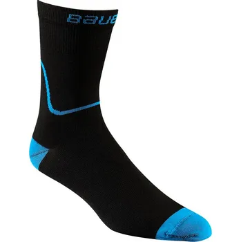 Pánské ponožky Hokejové ponožky Bauer Performance Low Skate Sock Univerzální XL