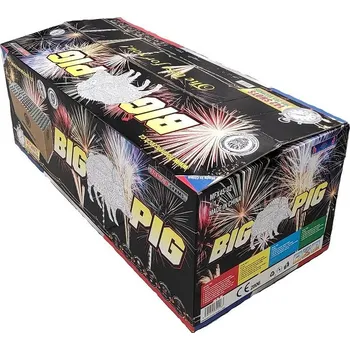 Zábavní pyrotechnika Sestavený ohňostroj Big pig 142 ran