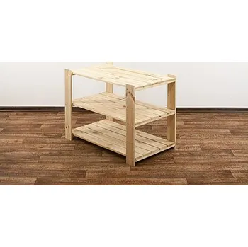 Dílenský regál Dřevěný regál MAXI 2M+ 64x80x50 - borovice