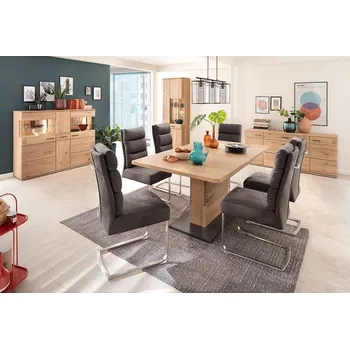 Jídelní stůl Nábytek do jídelny SALVADOR dub sukatý bělený