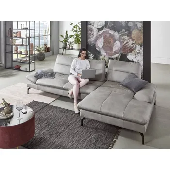 Sedací souprava Kožená rohová sedací souprava PASADENA Pravý roh