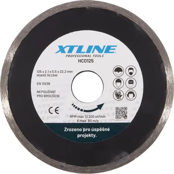 Brusný kotouč XTLINE Kotouč diamantový plný | 150x2,2x22,2 mm