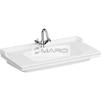 Umyvadlo VitrA Valarte Umyvadlo 100 x 53 cm s otvorem pro baterii, bílé, 7803B003-0001