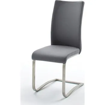 Jídelní židle Jídelní židle z pravé kůže ARCO 2 barva šedá