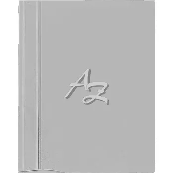 rychlovazač A4, PVC, čirá přední strana, Šedý