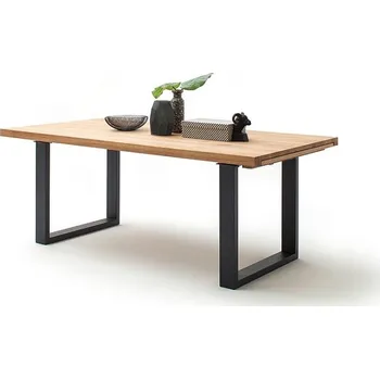 Jídelní stůl Rozkládací jídelní stůl z masivu DAYTON dub divoký/lak antracit Velikost stolu 220x100