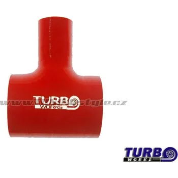 Autodíl Silikonová hadice, T spojka BlowOff TurboWorks Red 70mm / 15mm