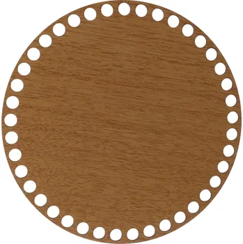 Dřevěné dno/víko na košík - kruh dub Zvolte variantu: 8 cm