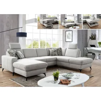 Sedací souprava Rohová rozkládací sedací souprava do U LOLLAND Pravý roh