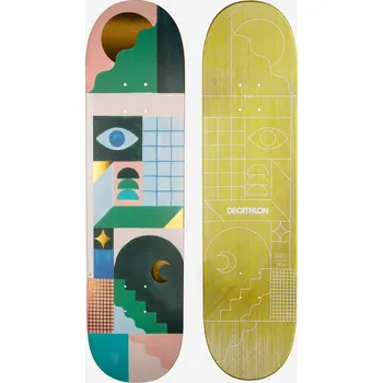 Příslušenství pro koloběžku DECATHLON Skateboardová deska z kompozitu DK900 FGC velikost 8" Tomalater 8"