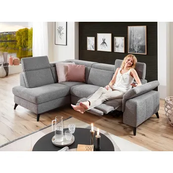 Sedací souprava Malá rohová sedací souprava LAVA XC s funkcí relax Levý roh