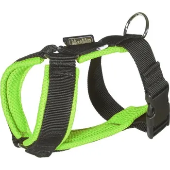 Postroj pro psa Manmat s.r.o. Postroj nylon Chicco - zelený ManMat vel.S - krk 24-25 cm