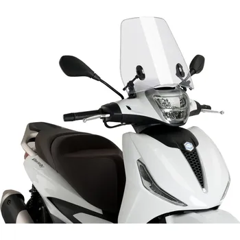 Plexi Puig Urban čiré, Piaggio Beverly 300, 400 ie 2021- PUI20260W