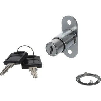 Nábytkové kování Interex Zámek bajonetový B40N/19 niklový