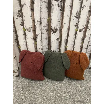 Dekorativní polštářek hnědý teddy polštářek "zajíček"