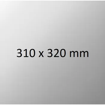 Příslušenství k 3D tiskárně Tisková podložka 310x320 mm - zrcadlo Bezpečnostní hrana