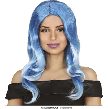 Karnevalová paruka Fiestas Guirca Modrá paruka Grace