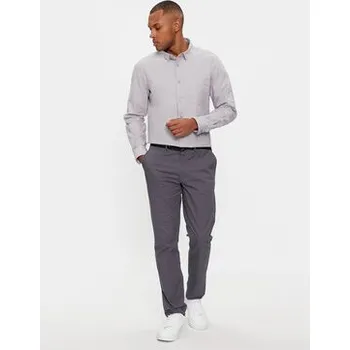 Pánská košile Calvin Klein Košile Oxford K10K112155 Šedá Regular Fit XS