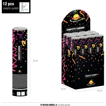 Konfeta Fiestas Guirca Vystřelovací konfety 30 cm