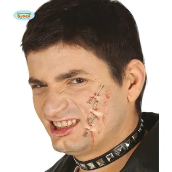 Karnevalový doplněk Fiestas Guirca Zranění se zavíracím špendlíkem