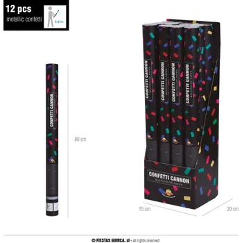Konfeta Fiestas Guirca Vystřelovací konfety vícebarevné 80 cm