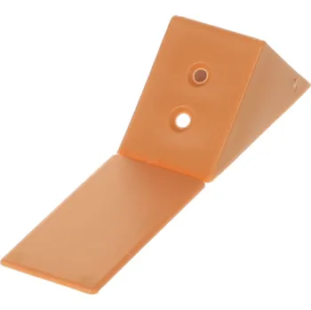 Nábytkové kování Interex Úhelník spojovací PVC velký - třešeň