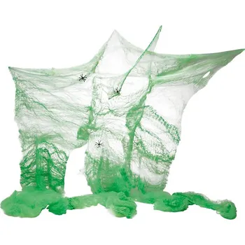 Karnevalový doplněk Pavučina zelená 60 gr.