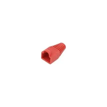Síťový kabel BM GROUP RJ45 plug boot red