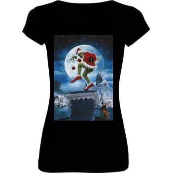 Dámské tričko Tričko s potiskem Dámské triko Grinch dámské