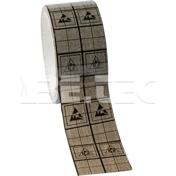 ESD ESD lepicí páska Wescorp, s vodivou mřížkou a ESD symboly, celul - 101005967