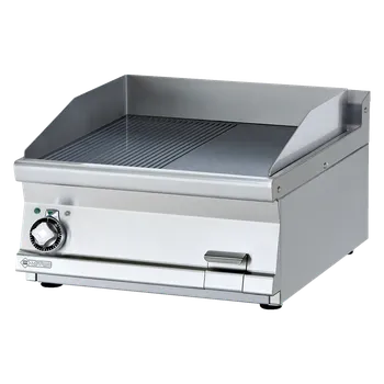 Sporák Grilovací deska 59x52 elektrická chromovaná kombinovaná bez podestavby 400 V | RM - FTLRT-76ETS