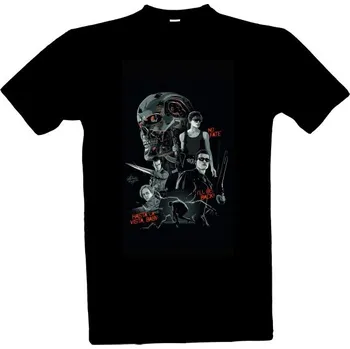 Tričko s potiskem Terminator Arnold Schwarzenegger Sarah Connor pánské