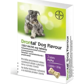 Bayer Drontal Dog Flavour 150 144 50 mg od 143 K Zbozi.cz