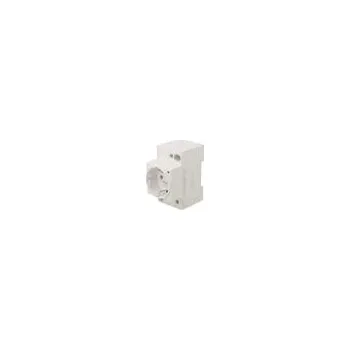 vypínač a zásuvka SCHNEIDER ELECTRIC F-type socket (Schuko) 250VAC 16A DIN ACTI9