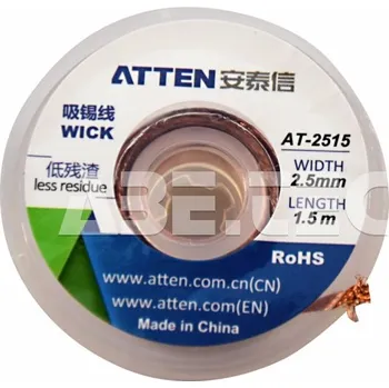 Páječka Pájecí knot AT-2515, 2,5mm, 1,5m - 102004199