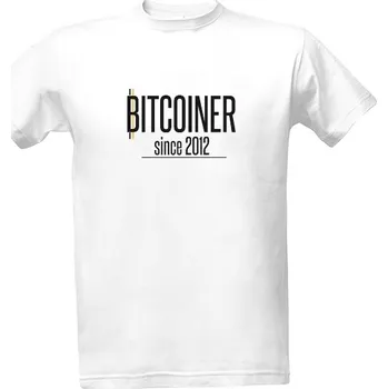 Pánská móda Tričko s potiskem Tričko Bitcoiner since 2012 - Více barev pánské